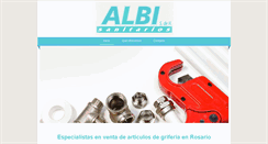 Desktop Screenshot of albisanitarios.com